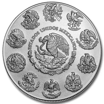Mexikó Libertad - A természet erői - Föld - 1 Oz - ezüst gyűjtői érme