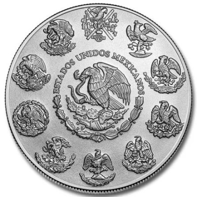 Mexikó Libertad - A természet erői - Tűz - 1 Oz - ezüst gyűjtői érme