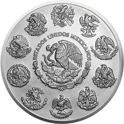 Mexikó Libertad - A természet erői - Víz - 1 Oz - ezüst gyűjtői érme
