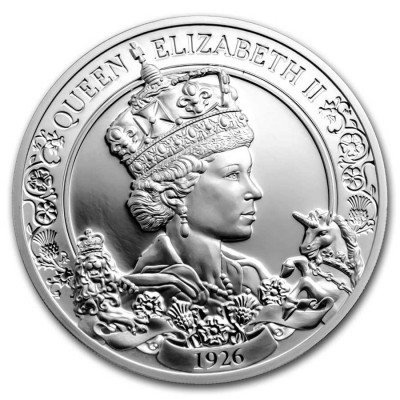 II. Erzsébet királynő 95. születésnapja - 1 Oz ezüst érme gyűjtőknek
