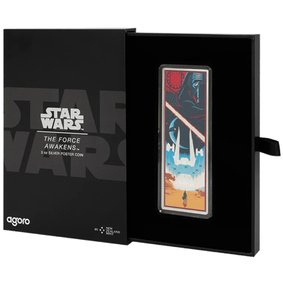 Star Wars: Az ébredő Erő - 3 Oz ezüst gyűjtői érme