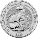 Tudor Beasts Greyhound of Richmond - 2 Oz - Ezüst befektetési érme