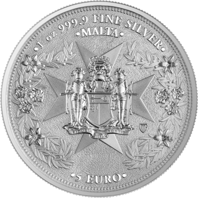 Máltai Arany Sas (2025) - 1 Oz - befektetési célú ezüst érme