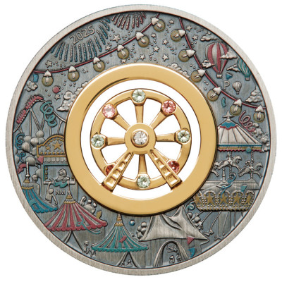 Ferris Wheel (2025) - 2 Oz - ezüst gyűjtői érme