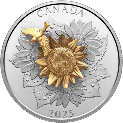 Stitch and Flower (2025) - 5 Oz - ezüst gyűjtői érme