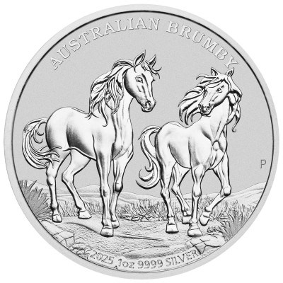 Ausztrál Brumby (2025) - 1 Oz - Ezüst befektetési érme (szállítás 10.9.2025)