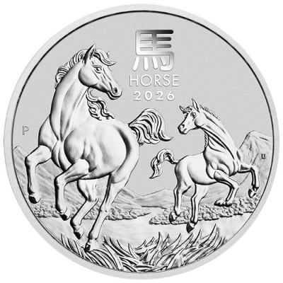 Lunar Horse (2026) - 1/2 Oz - ezüst befektetési érme