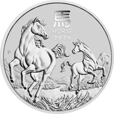 Lunar Horse (2026) - 1KG - ezüst befektetési érme