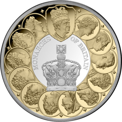 Monarchs of Britain (2025) - 1 Oz ezüst gyűjtői érme