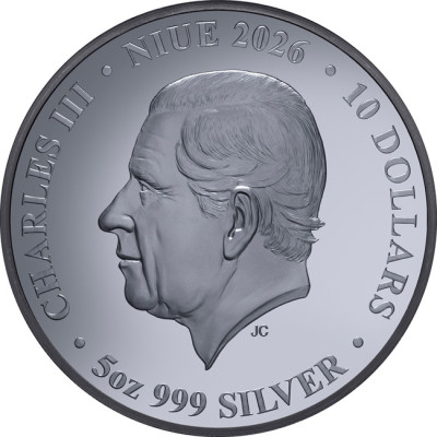 Háromszoros holdi ló (2026) -5 Oz ezüst proof gyűjtői érme