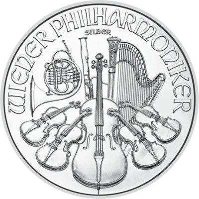 Bécsi Filharmonikusok (2025) - 1 Oz - ezüst befektetési érme (készleten 2025 10.24.)