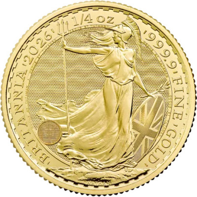 Britannia (2026) - 1/4 Oz - arany befektetési érme