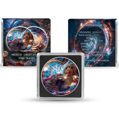 Mexikó Libertad (2024) - Időutazás - Ezüst emlékérme