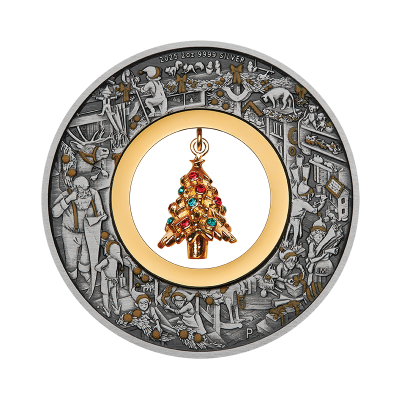 Mikulás Műhely (2025) - 2 Oz - ezüst gyűjtői érme