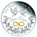 "One Love" 2026 - 1 Oz - ezüst ajándék érme
