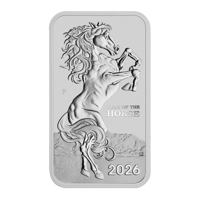 Lunar Rectangular Horse (2026) - 1 Oz - ezüst befektetési...