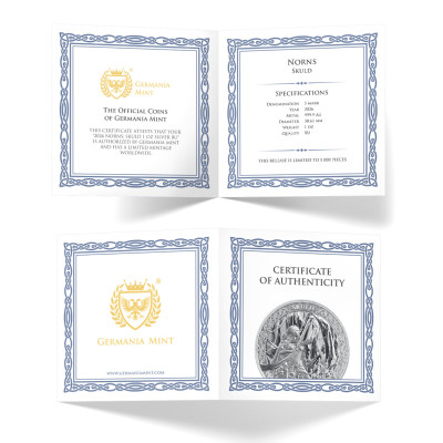 Skuld - 1 Oz - ezüst gyűjtői érme