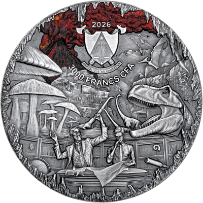 Utazás a Föld középpontjába (2026) - 3 Oz - ezüst proof gyűjtői érme