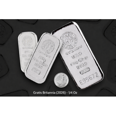 Ezüst készlet (1 KG + 500g + 250g Argor Heraeus) +...