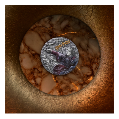 Harry Potter és a Tűz Serlege - 2 Oz ezüst gyűjtői érme