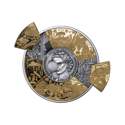 Agatha Christie (2026) - 5 Oz ezüst gyűjtői puzzle érme