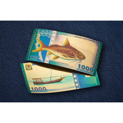 Tanzániai 1000 shilling Tanganyika-tó Harcsa