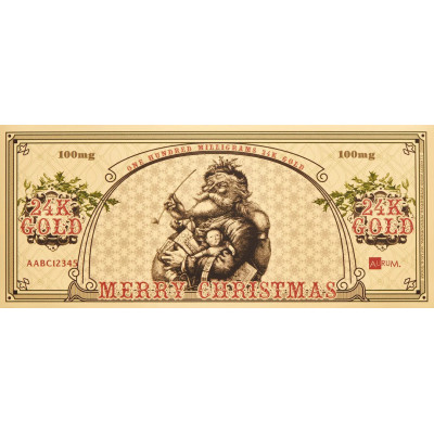 Santa Bucks Aurum - 24k arany számla
