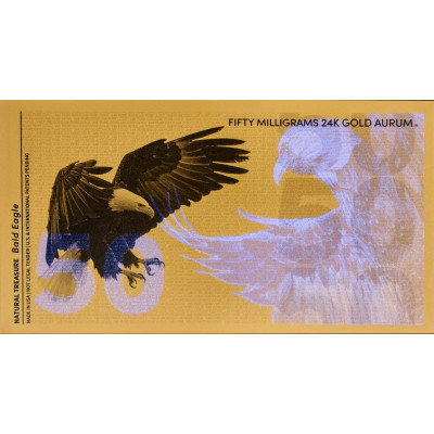Kopasz sas aurum - 24k arany számla (50mg)