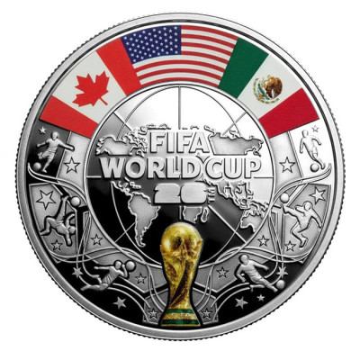 FIFA Labdarúgó Világbajnokság 2026 - 20g - Ezüst emlékérme