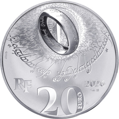 A Gyűrűk Ura - 1 Oz ezüst gyűjtői érme