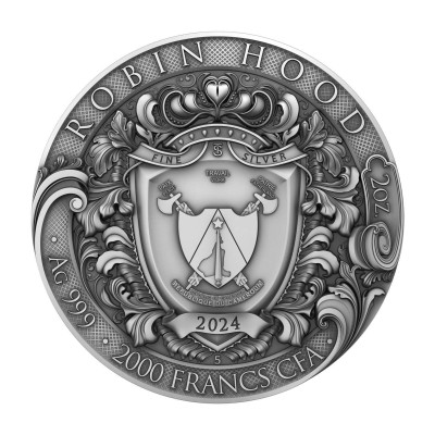 Robin Hood - 2 Oz - ezüst gyűjtői érme