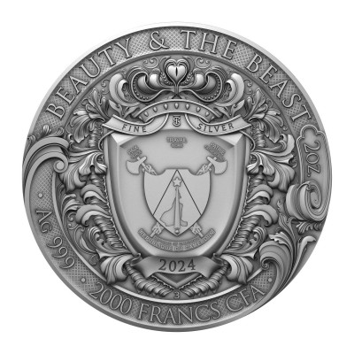A Szépség és a Szörnyeteg - 2 Oz - ezüst gyűjtői érme