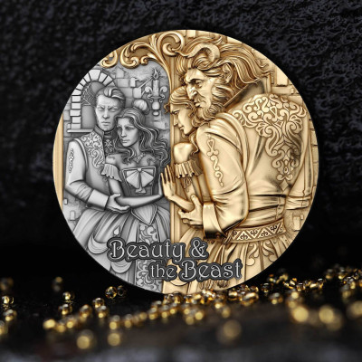 A Szépség és a Szörnyeteg - 2 Oz - ezüst gyűjtői érme