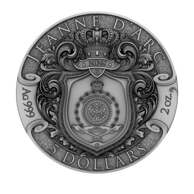Jeanne d'Arc - 2 Oz - ezüst gyűjtői érme