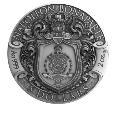Bonaparte Napóleon - 2 Oz - ezüst gyűjtői érme