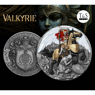Valkűr - 2 Oz - ezüst gyűjtői érme