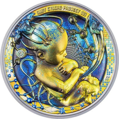 Baby Cyborg Revolution (2022) - 3 Oz ezüst gyűjtői érme