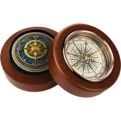 Compass Rose (2026) – 2 uncia – ezüst gyűjtői érme