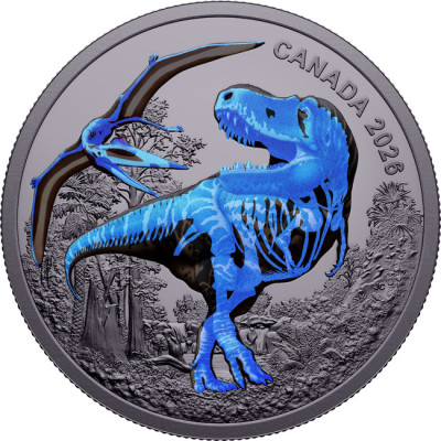 T-Rex (2026)  – 1 uncia – ezüst gyűjtői érme