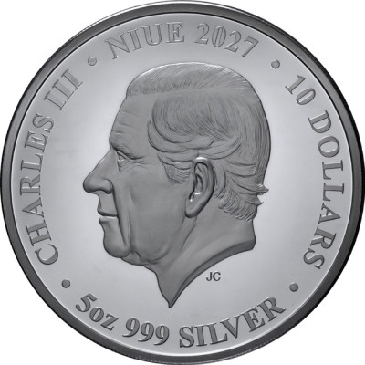 Lunar Goat (2027) – 5 uncia – ezüst proof gyűjtői érme
