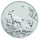 Lunar Kecske (2027) – 1/2 Oz – ezüst befektetési érme