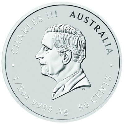 Lunar Kecske (2027) – 1/2 Oz – ezüst befektetési érme