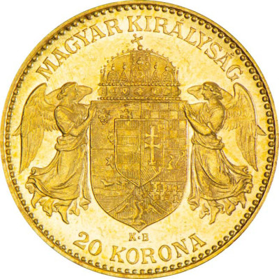 Magyarország 20 Corona – arany befektetési érme
