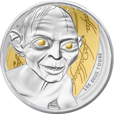 A Gyűrűk Ura – Gollum – (2026) – ezüst, színezett gyűjtői...