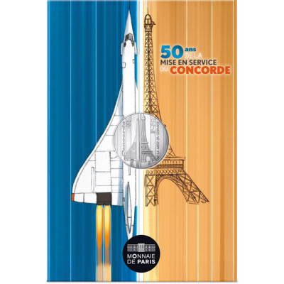 A Concorde 50. évfordulója (2026) – ezüst gyűjtői érme