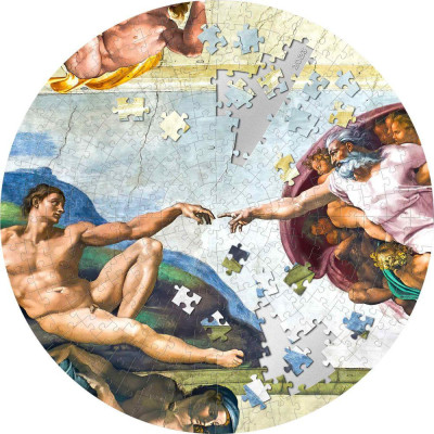 Ádám teremtése – 5 uncia – ezüst puzzle gyűjtői érme