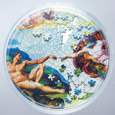Ádám teremtése – 5 uncia – ezüst puzzle gyűjtői érme