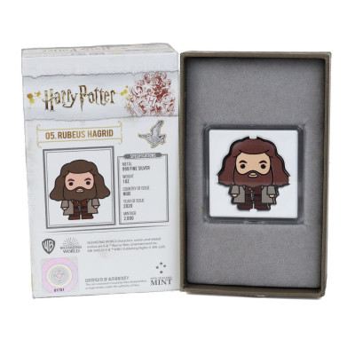 Rubeus Hagrid (2020) – Chibi 1 OZ – ezüst gyűjtői érme