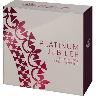 II. Erzsébet királynő platina jubileuma (2022) – 18,24 g – ezüst gyűjtői érme