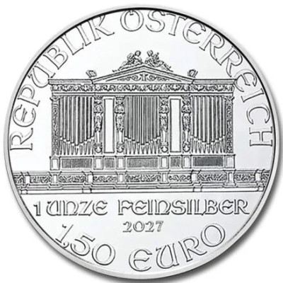 Bécsi Filharmonikusok (2027) – 1 Oz – ezüst befektetési érme
